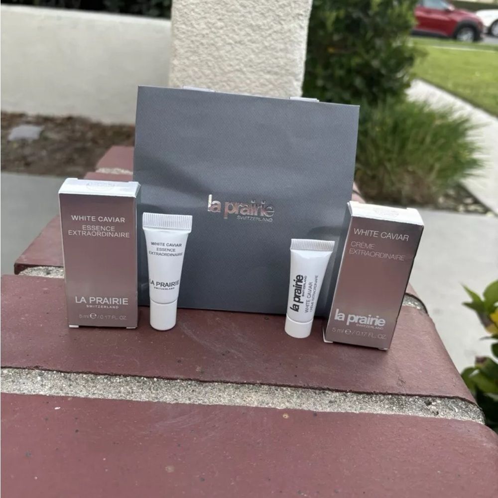 La prairie White Caviar Essence Extraordinaire+Crème Extraordinaire  (0.17 oz.)